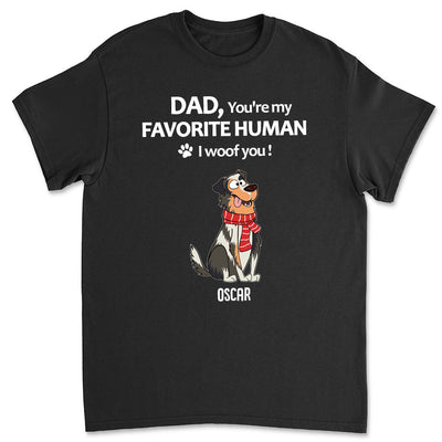 To My Favorite Human  - Personalized Custom Premium T-shirt