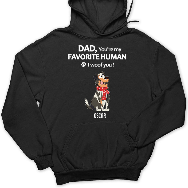 To My Favorite Human - Personalized Custom Hoodie