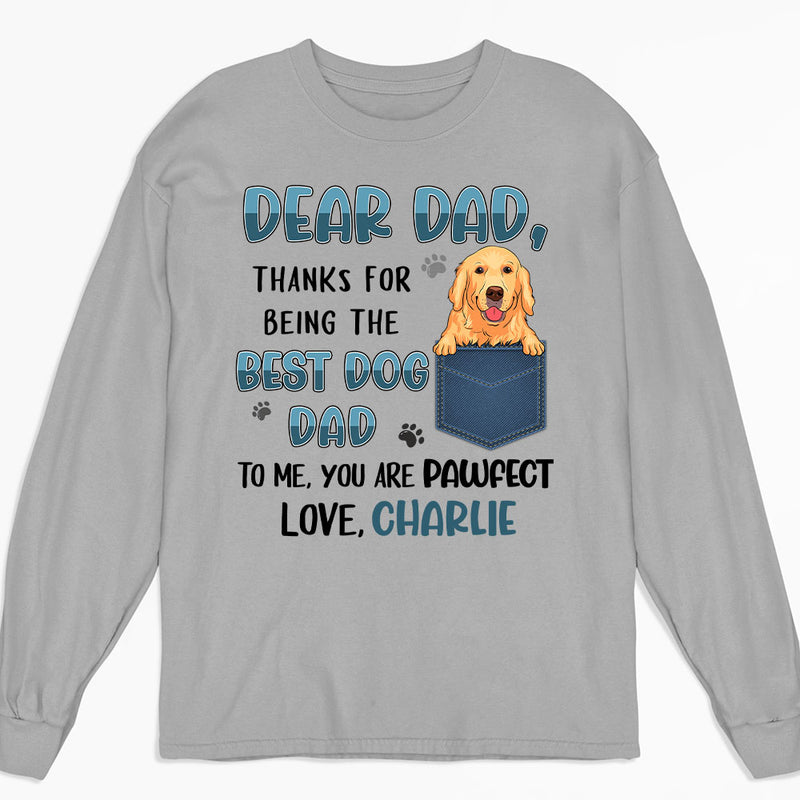 Dog Thank You - Personalized Custom Long Sleeve T-shirt