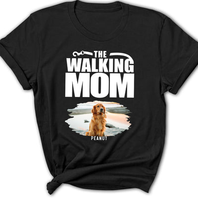 Walking Mom - Personalized Custom Women's T-shirt