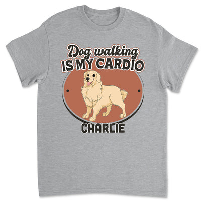 Walk With Dog - Personalized Custom Premium T-shirt