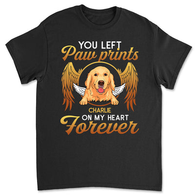 On My Heart Forever - Personalized Custom Unisex T-shirt