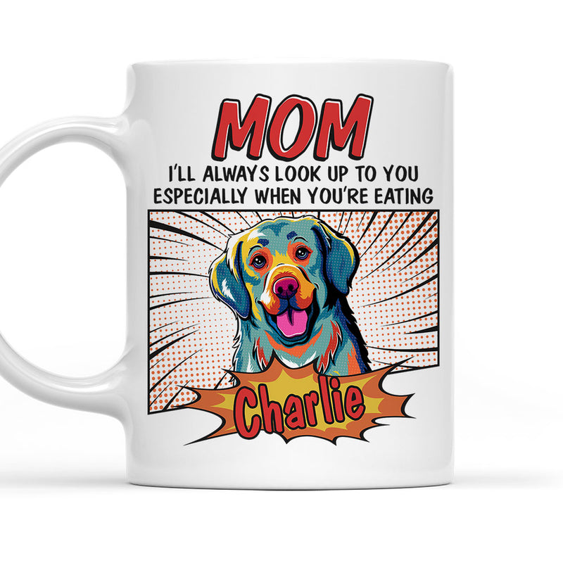 Pop Art Eating Pet - Personalized Custom Coffee Mug