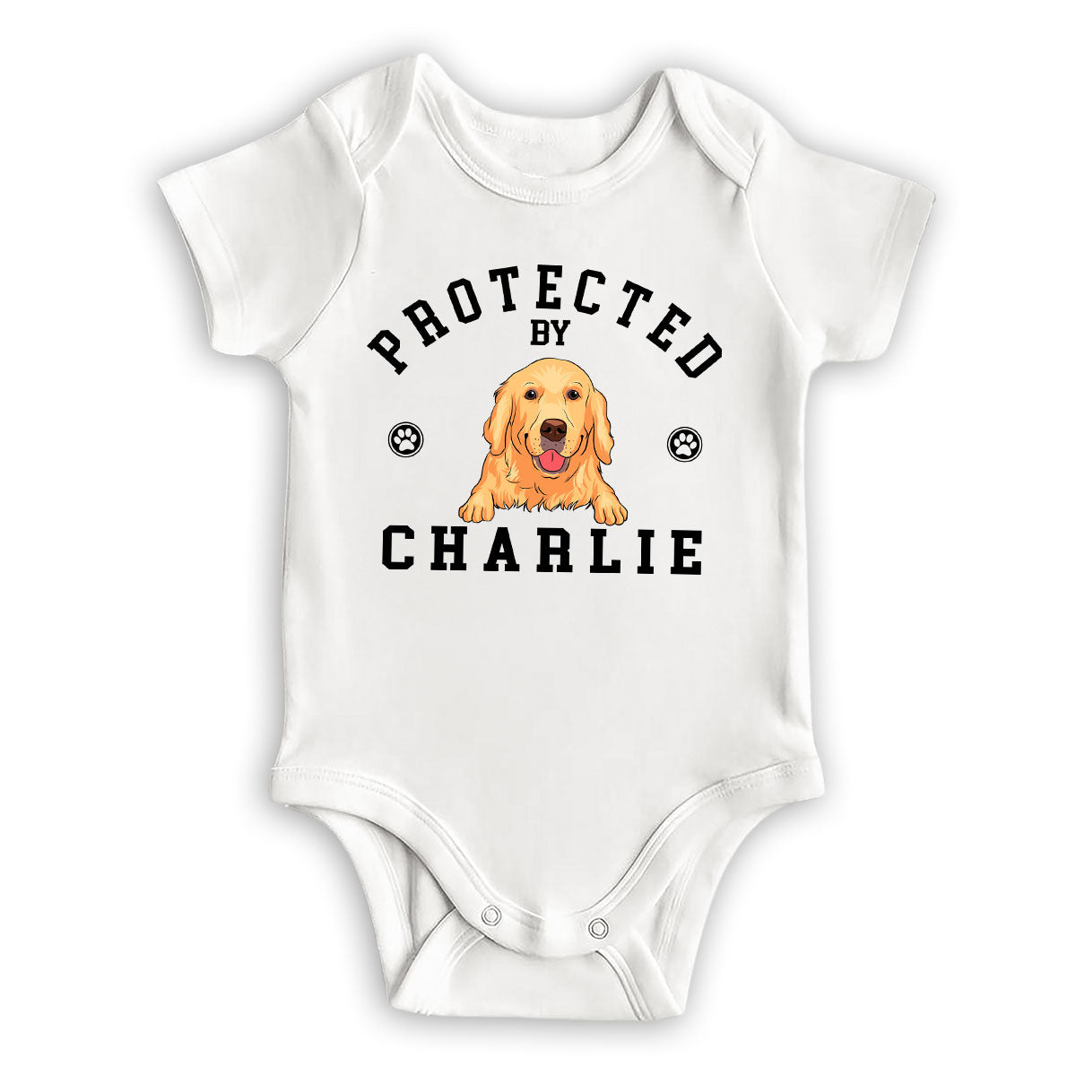 Protected By Pets - Personalized Custom Baby Onesie – PAWSIONATE