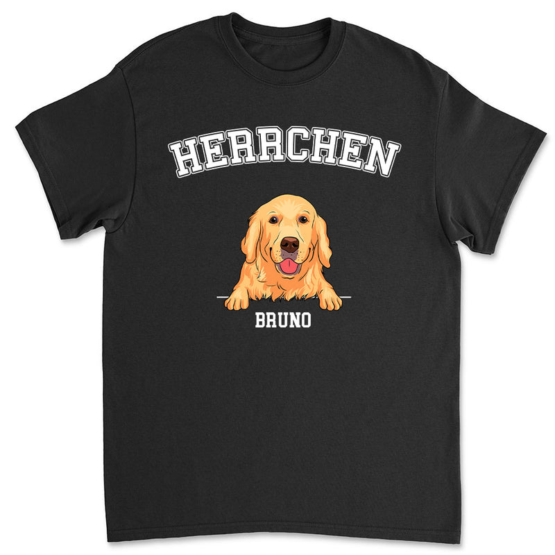 Frauchen-Herrchen - Personalisiertes Unisex T-shirt