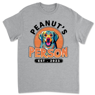 Pop Art Dog Person - Personalized Custom Unisex T-shirt