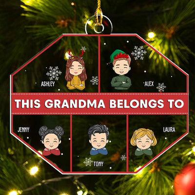 This Nana - Personalized Custom Acrylic Ornament