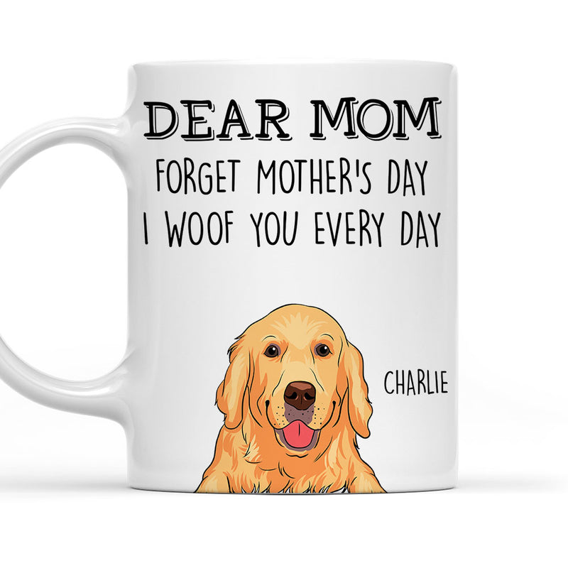 We Woof You Mom Dad - Personalized Custom Coffee Mug