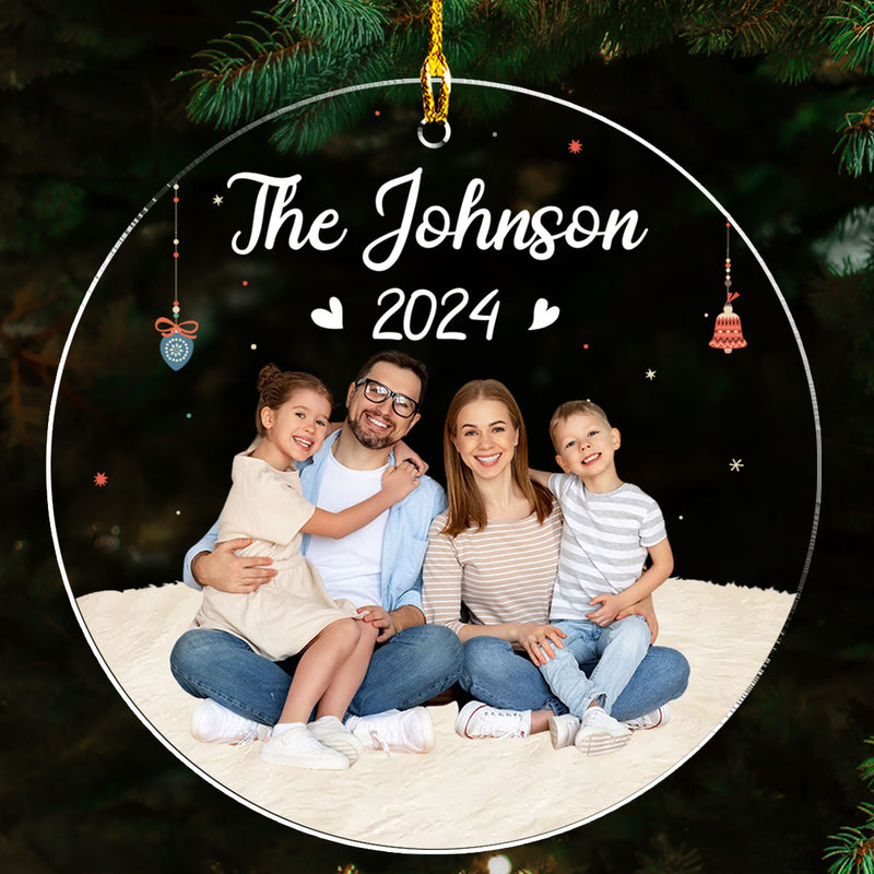 Family Moment - Personalized Custom Acrylic Ornament