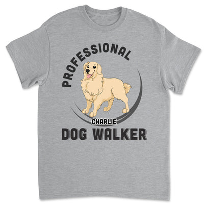 The Dog Walker - Personalized Custom Unisex T-shirt