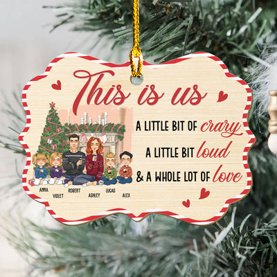 A Whole Of Love - Personalized Custom 1-layered Wood Ornament