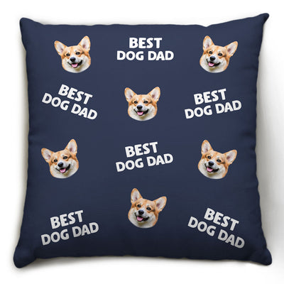 Best Mom Dad Pet Face - Personalized Custom Throw Pillow