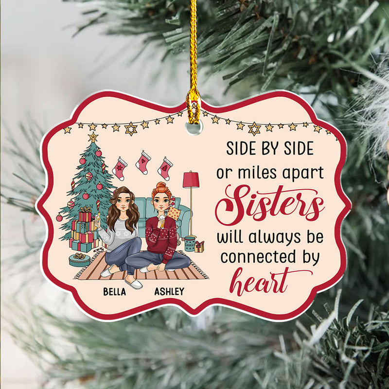 Side By Side - Personalized Custom Acrylic Ornament