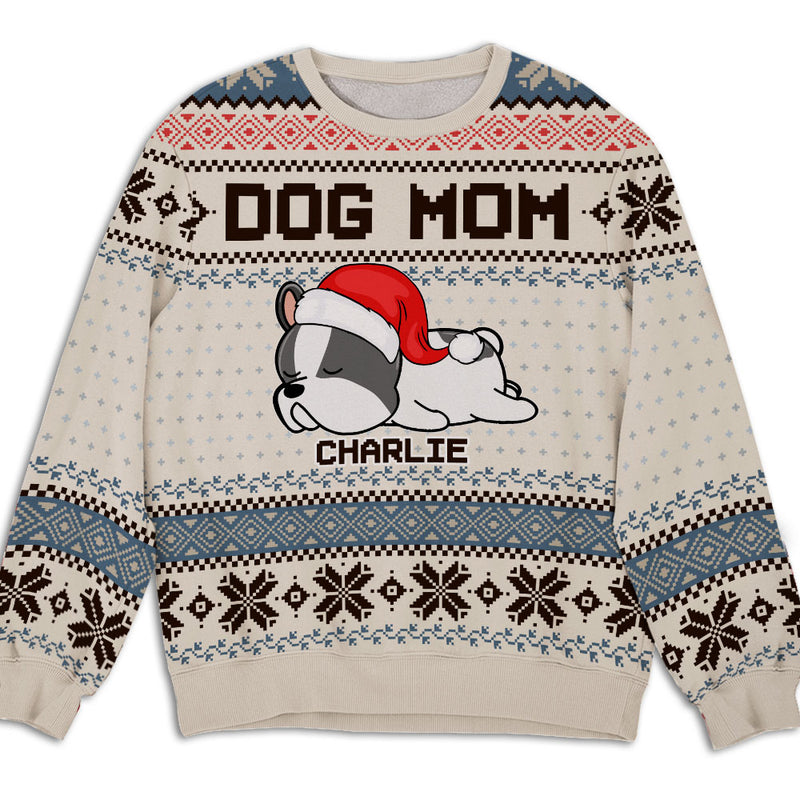 Little Christmas With Dog - Personalized Custom All-Over-Print Sweatshirt