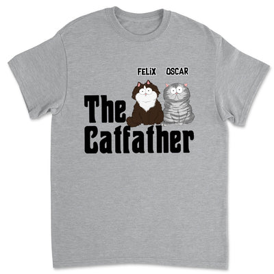 The Cat Father - Personalized Custom Unisex T-shirt