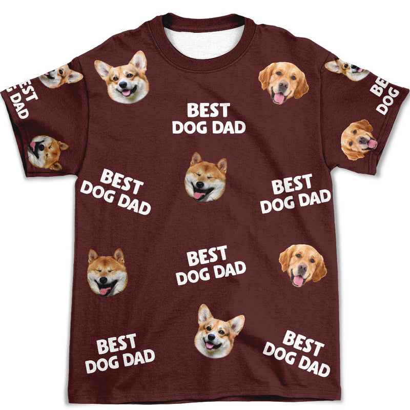 Best Mom Dad Pet Face - Personalized Custom All-over-print T-shirt