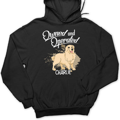 Operated By My Furbaby - Personalized Custom Hoodie