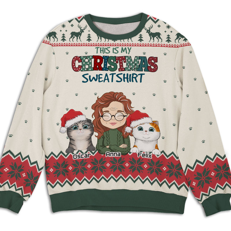 My Christmas Sweatshirt - Personalized Custom All-Over-Print Sweatshirt