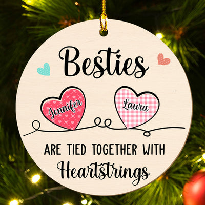 Tied Together - Personalized Custom 1-layered Wood Ornament