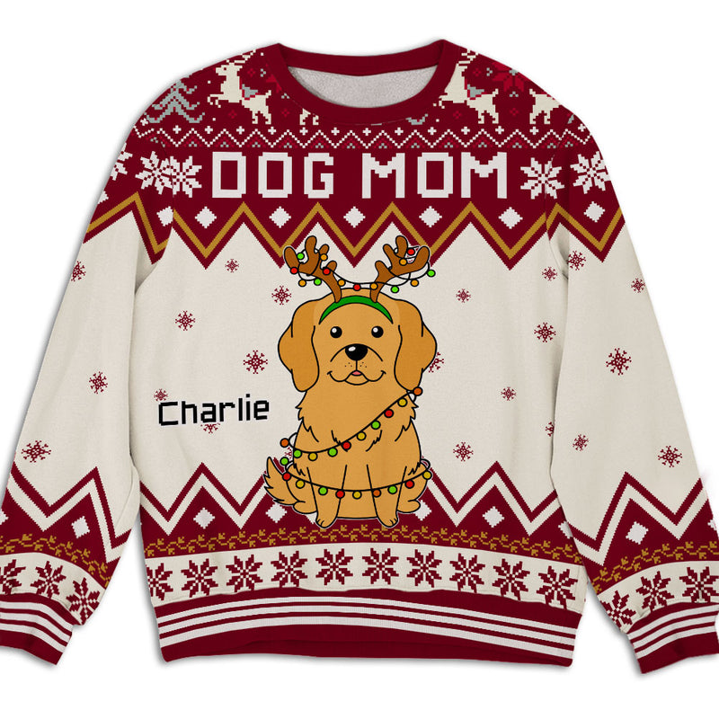 Winter Forest Dog - Personalized Custom All-Over-Print Sweatshirt