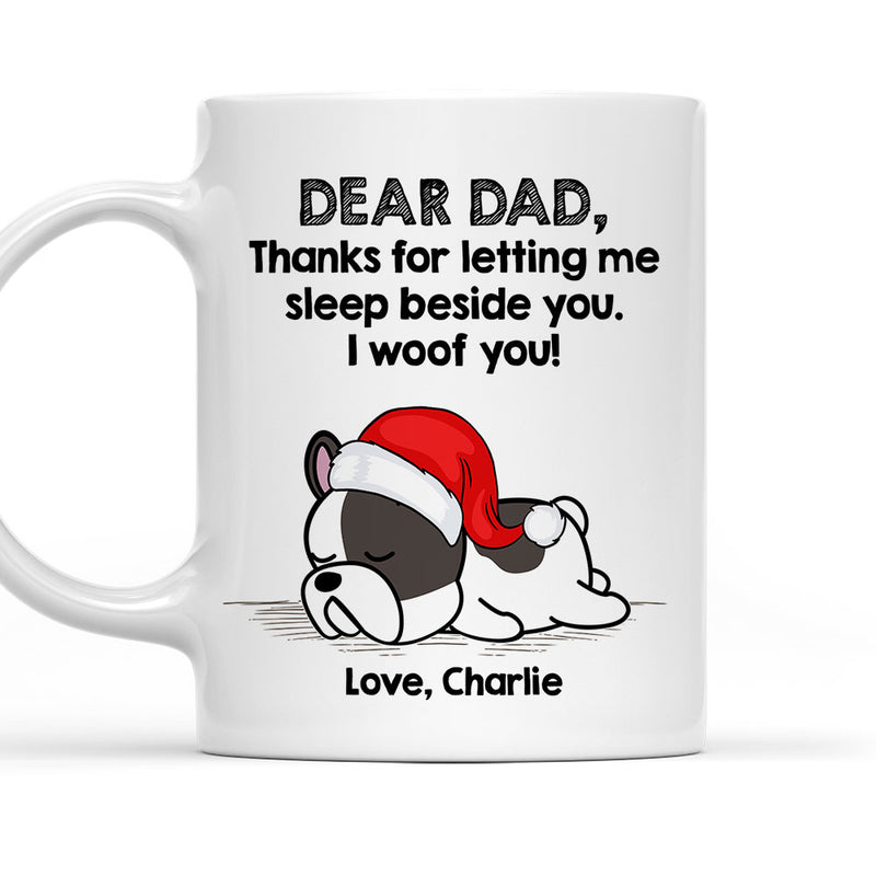 Sleep Beside Dog - Personalized Custom Coffee Mug