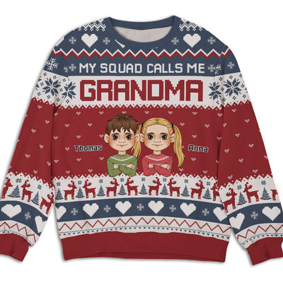 Squad Call Me Nana - Personalized Custom All-Over-Print Sweatshirt