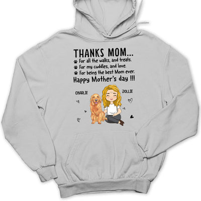 Thanks Mom - Personalized Custom Hoodie