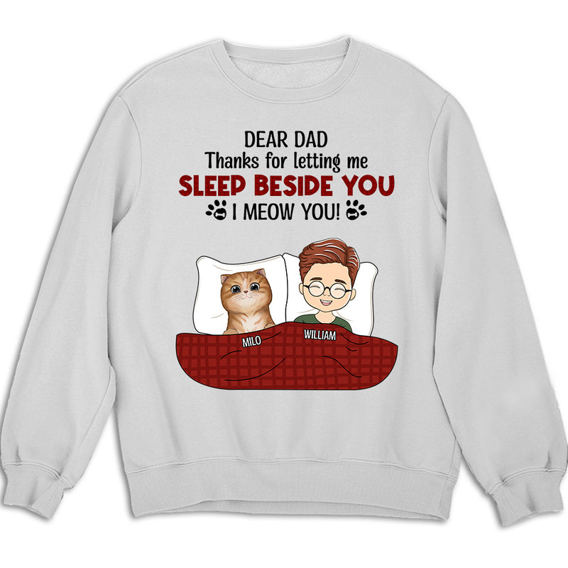 Sleeping Beside You - Personalized Custom Sweatshirt