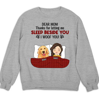 Letting Me Sleep Beside You - Personalized Custom Sweatshirt