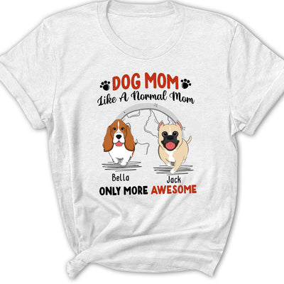 Like A Normal Mom - Personalized Custom Women's T-shirt