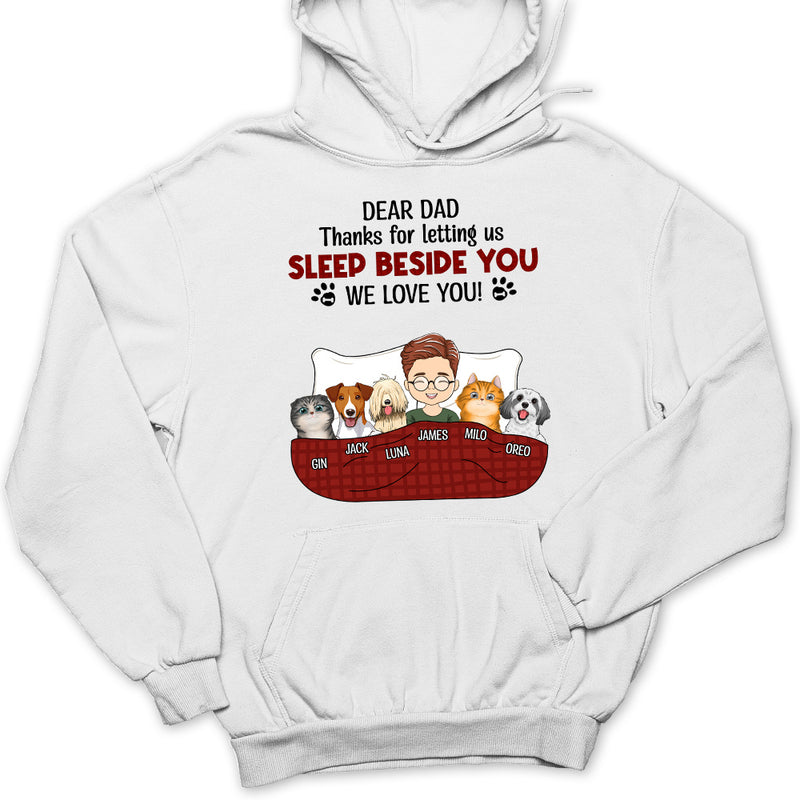 Letting Us Sleep Beside You - Personalized Custom Hoodie