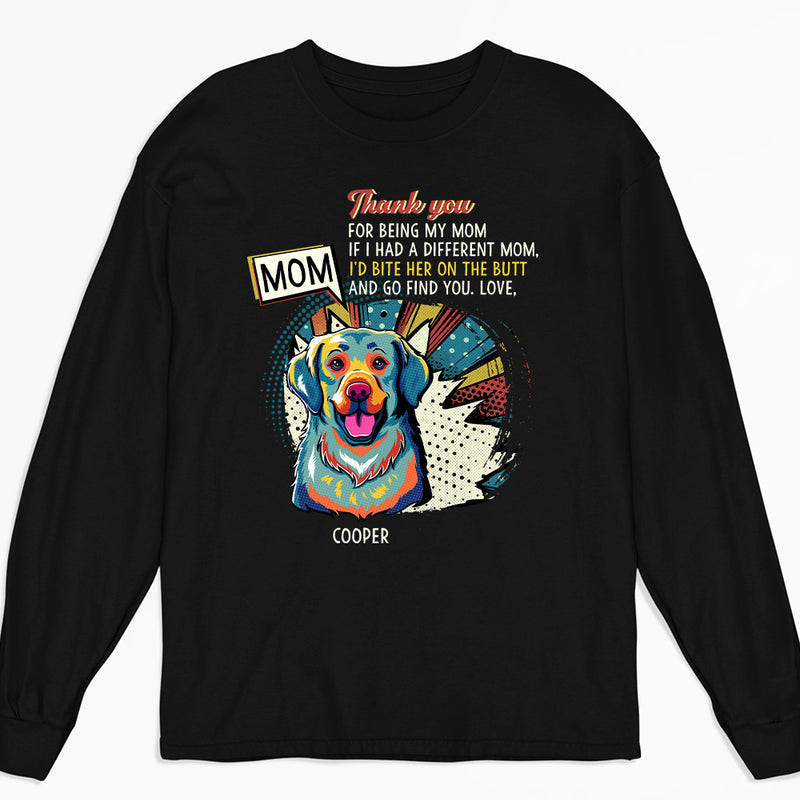 I Would Bite Her On The Butt - Personalized Custom Long Sleeve T-shirt