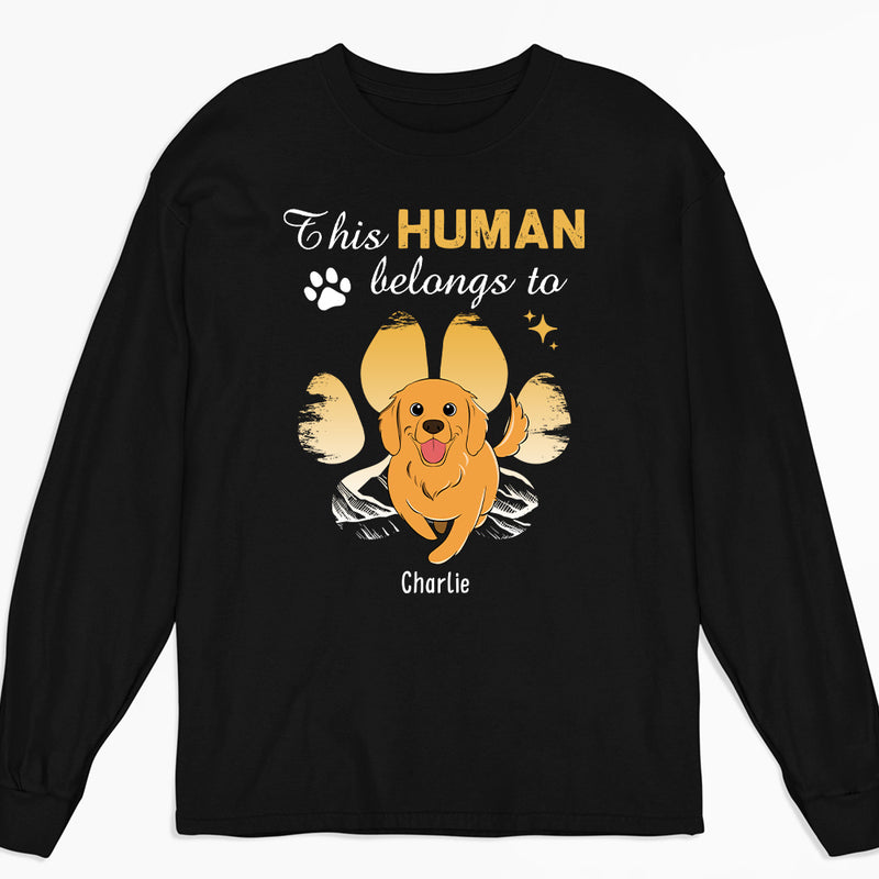 Belongs To - Personalized Custom Long Sleeve T-shirt