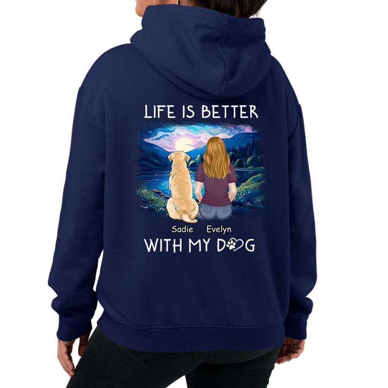 Better With Pets - Personalized Custom Hoodie