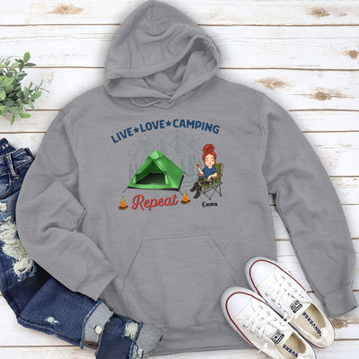 Live Love Camping - Personalized Custom Hoodie