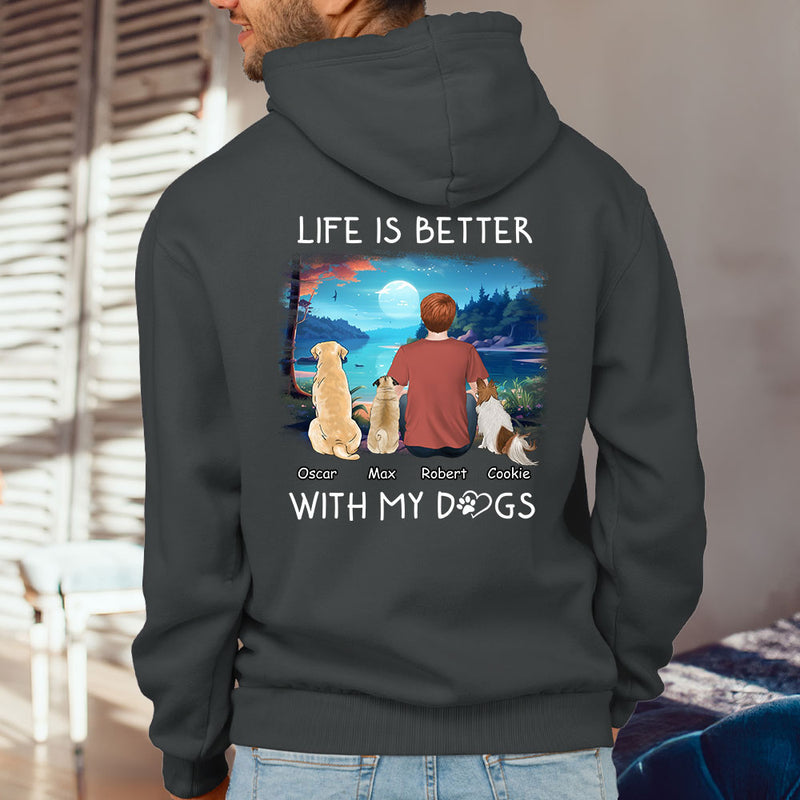 Better With Pets - Personalized Custom Hoodie