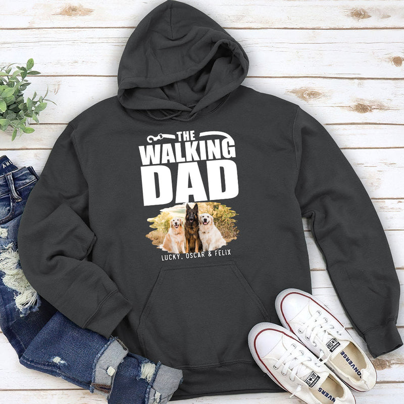 Walking Dad/Mom - Personalized Custom Hoodie