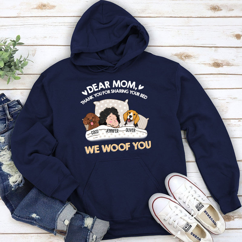 Thank You For Sharing Your Bed - Personalized Custom Hoodie