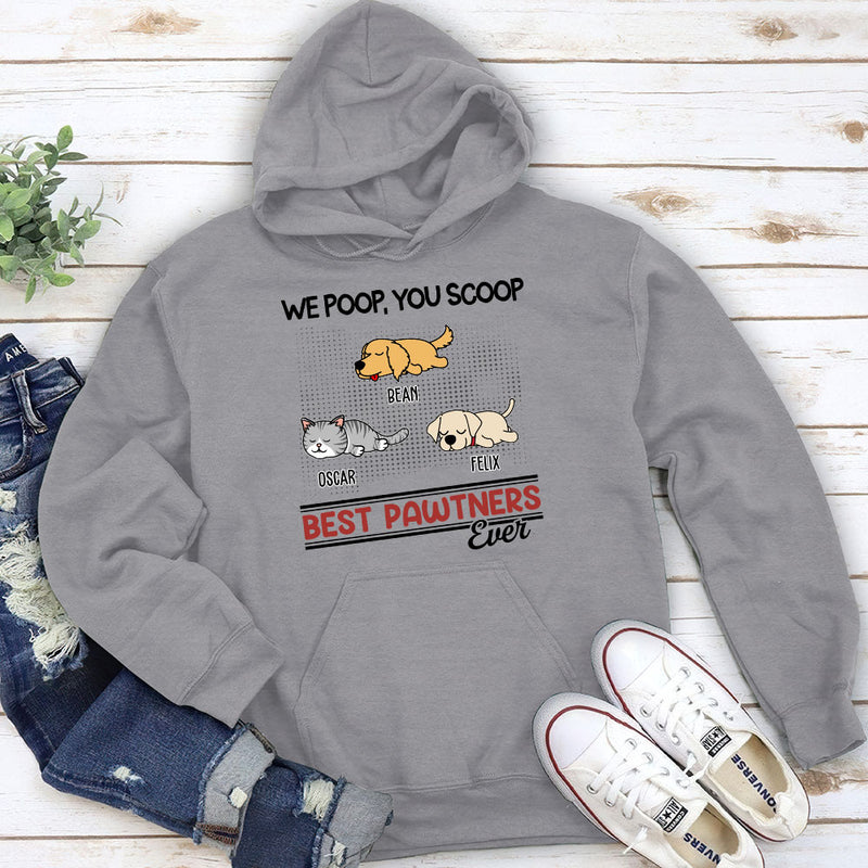 Best Pawtners Ever - Personalized Custom Hoodie