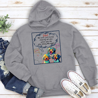 Keep Staring Until You Do - Personalized Custom Hoodie