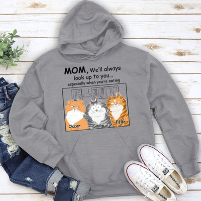 Cats Look Up To You - Personalized Custom Hoodie