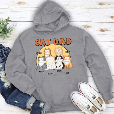 Cat Mom Circle - Personalized Custom Hoodie