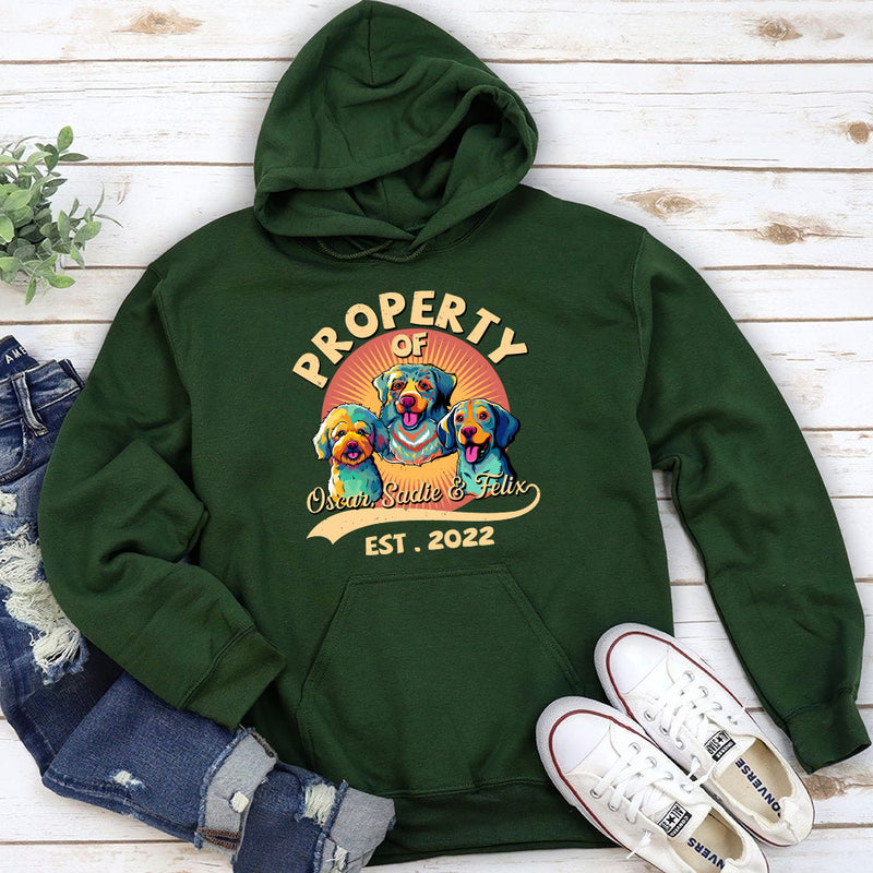 You Are My Property - Personalized Custom Hoodie