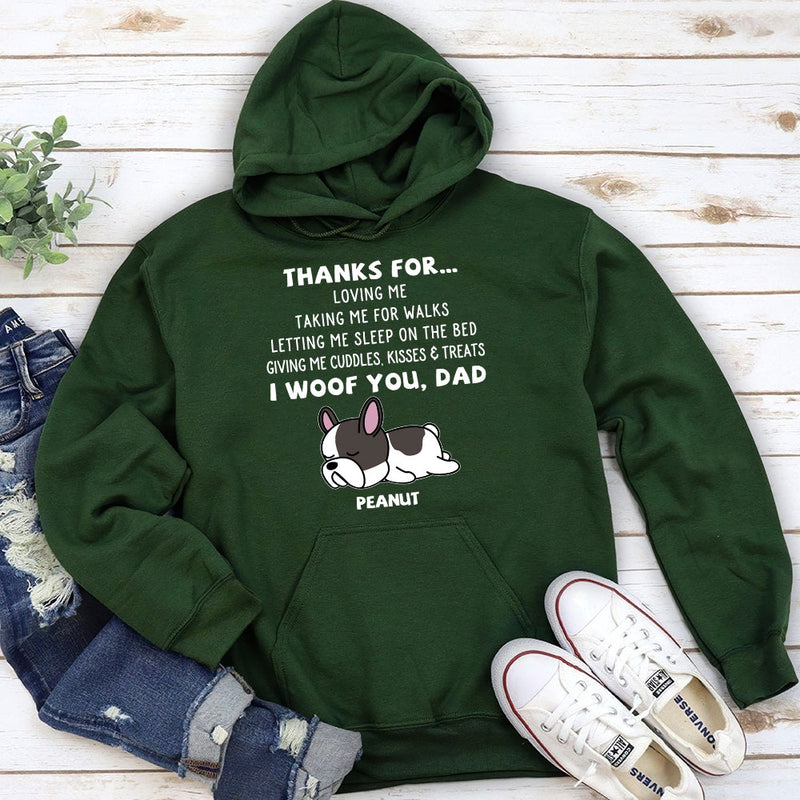 Thanks For Loving Me - Personalized Custom Hoodie