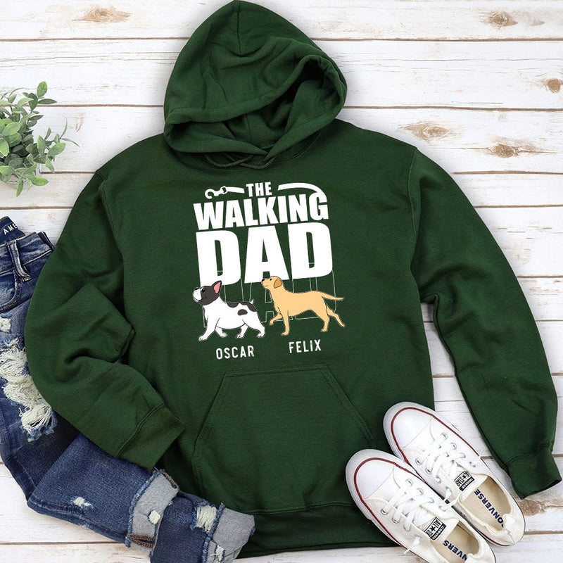 Walking Dad/Mom - Personalized Custom Hoodie