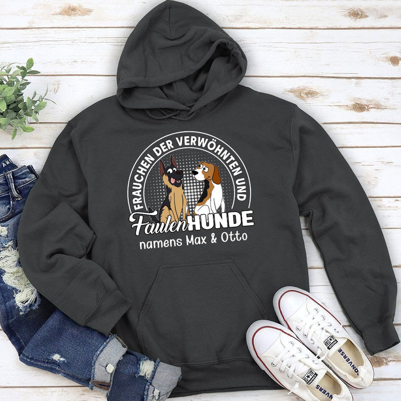 Faulen Hundes - Personalisiertes Hoodie