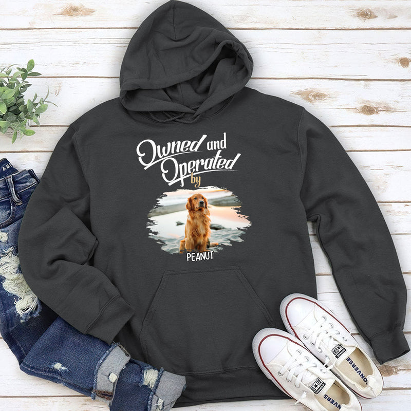 Operated By My Furbaby - Personalized Custom Hoodie