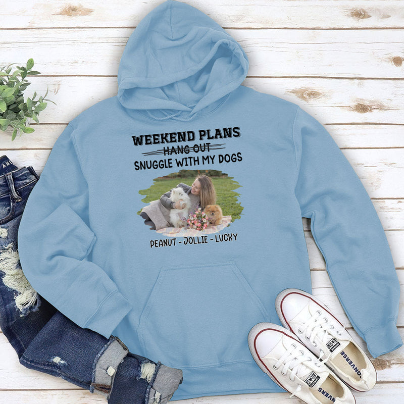 Hang Out Or Snuggle Photo - Personalized Custom Hoodie