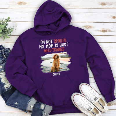 Spoiled Dog And Well Trained Dad 2 - Personalized Custom Hoodie