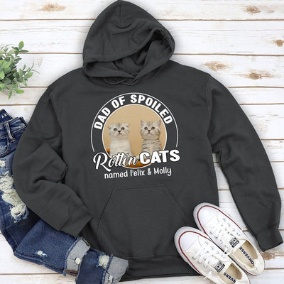 Spoiled Rotten Cats Photo - Personalized Custom Hoodie